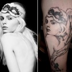 Andrej Pejic In Ink