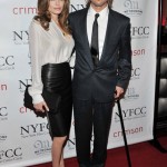 Angelina Jolie And Brad Pitt In Black & White On The Red Carpet