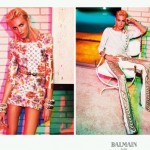 Anja Rubik’s Colorful Balmain Spring Summer 2012 Ad Campaign