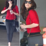Ashley Greene’s Chanel Boy Chanel Chained Black Bag
