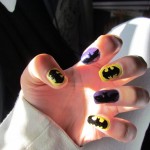 Batman nails for Halloween