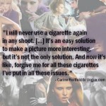 Carine Roitfeld Said No More Cigarettes For Fashion