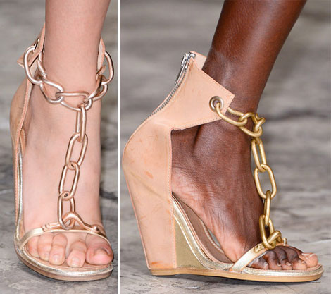 Chained sandals Rick Owens Spring 2013