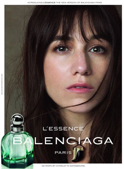 Charlotte Gainsbourg Balenciaga L Essence Perfume Ad Campaign