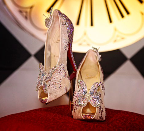 Louboutin’s Cinderella Slippers: Sparkles And Butterflies