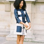Corinne Bailey Rae. Lovely In White & Blue Vuitton