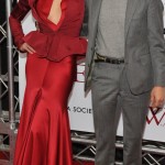 Crystal Renn Still Skinny. Dressed In Red Zac Posen Dress
