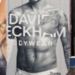 Giant Poster With David Beckham’s Body… Wear Giant Poster With David Beckham’s Body… Wear