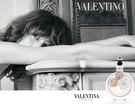 Freja Beha Erichsen Valentina by Valentino perfume ad campaign