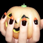 Halloween french tips