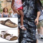 Heidi Klum s sandals Birkenstock Gizeh daughter wears Birkenstock sandals