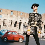 Kasia Struss In Rome For Moschino Spring Summer 2012 Ad Campaign