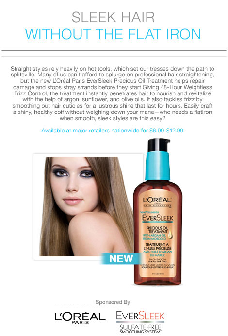 L Oreal Sleek Ease Your Frizz Sans Heat. Really!