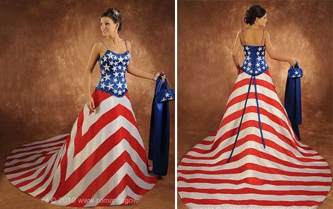 Would You… 4th Of July Patriotic Wedding Dress?
