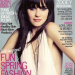 Zooey Deschanel Covers Marie Claire May 2012