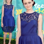 Alexis Bledel’s Blue Opening Ceremony For Teen Choice Awards 2009