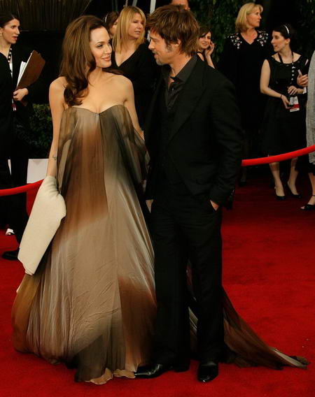 Angelina Jolie and Brad Pitt on the Red Carpet at the SAG 2008