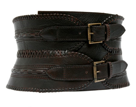 I've always dreamed of wearing a wide belt So why not have it marked down