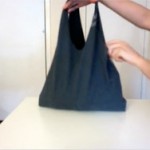 How To Turn Your T-Shirt Into A Shoulder Bag