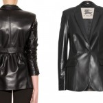 Burberry leather jacket worn by Scarlett Johansson Captain America TWS