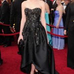 Carey Mulligan Prada black dress 2010 Oscars 2