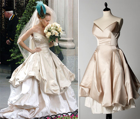 Carrie Bradshaw Vivienne Westwood Bride dress