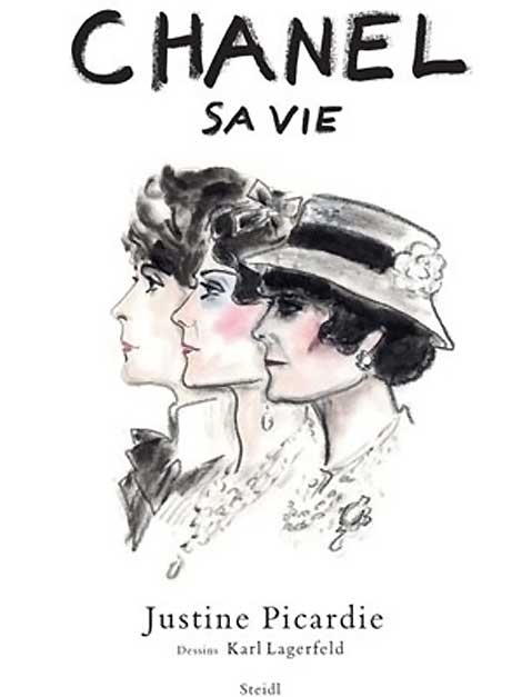 Karl Lagerfeld Sketches For Chanel Sa Vie, Justine Picardie’s Book