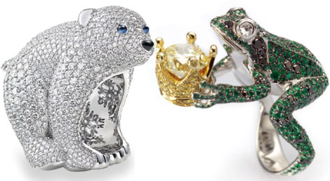 Chopard Animal World Collection rings