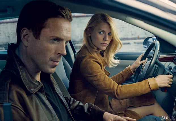 Homeland Is In Vogue! Claire Danes, Damian Lewis In Vogue August 2013