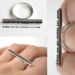 Colleen Baran Love Letter Ring - One Second To Say You Miss Them