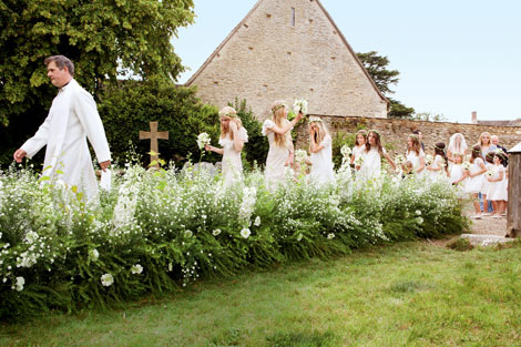 country wedding Kate Moss