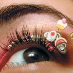 Cupcakes eyelashes jewelry