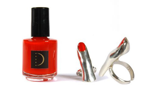 Red Nail Polish. Delfina Delettrez red nail