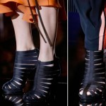 elastic strapped booties Gucci Spring 2014