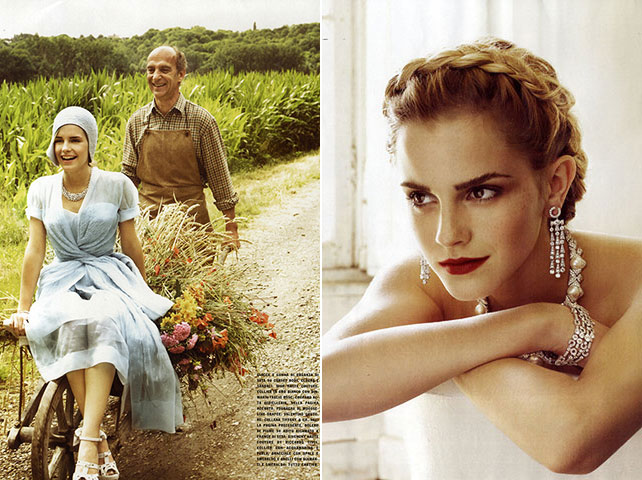 Emma Watson Vogue Italia October 08