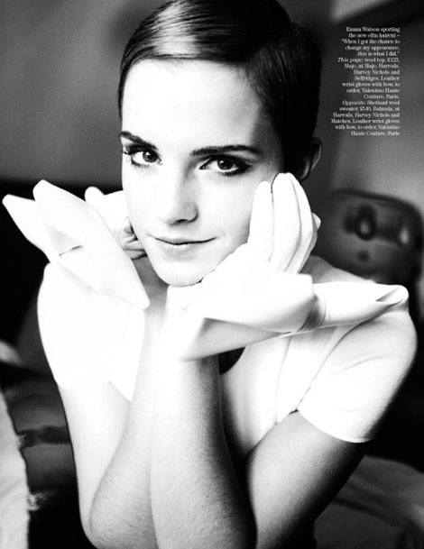 emma watson vogue. Emma Watson Vogue UK December