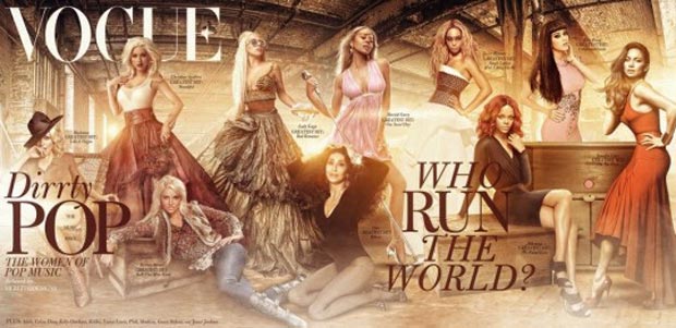 Fake Vogue Pop Cover: Today’s Pop Music Queens Epic Assembly