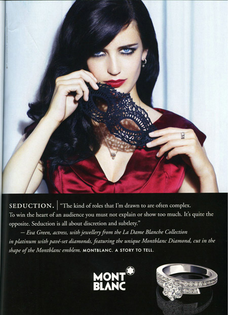 Eva Green’s Montblanc Ad Campaign