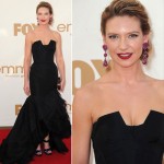 Fringe’s Anna Torv’s Black Vera Wang Dress For 2011 Emmy Awards