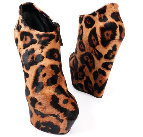 обувь леопард