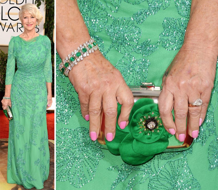 Какие Ногти Под Зеленое Платье