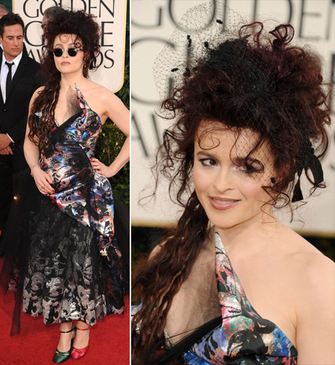 Helena Bonham Carter Golden Globes 2011