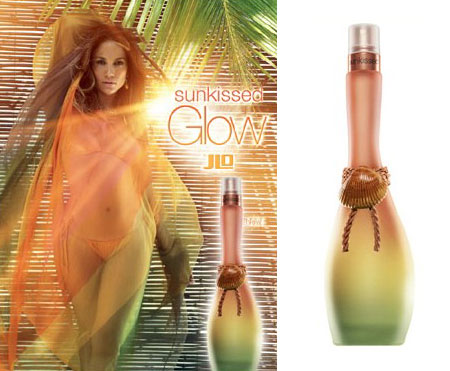 jennifer lopez jlo sunkissed glow fragrance ad