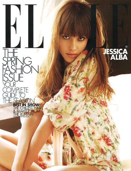 Jessica Alba Elle US March09 subscribers cover