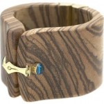 $ 6,892 Kara Ross Zebra Wood Cuff Bracelet! Wait, What?