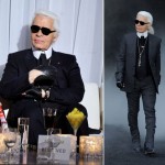 The Easiest Hairdo The Ponytail. Karl Lagerfeld Recommends