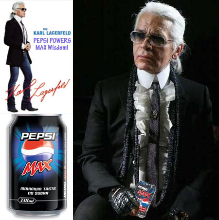 karl lagerfeld quotes. Karl Lagerfeld Pepsi Max