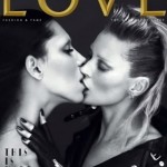 Kate Moss Kisses Lea T For Love Summer 2011 Cover