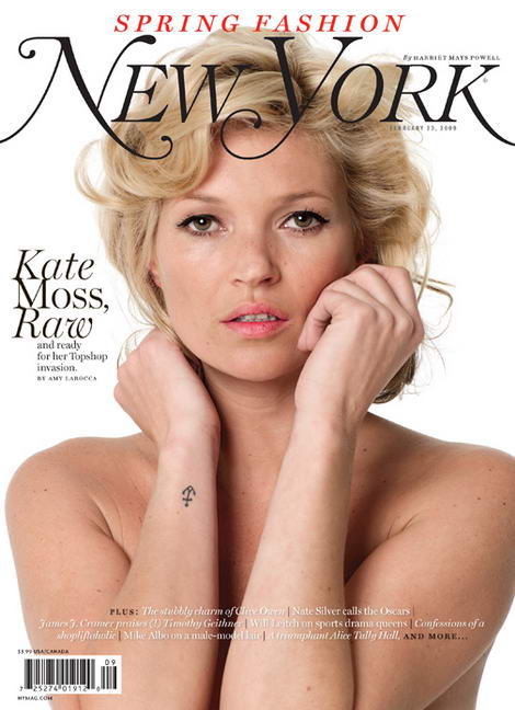 It's Kate Moss covering the Spring Fashion Issue