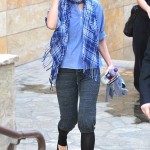 Katie Holmes Keeps The Scarf, Adds Weird Pants!